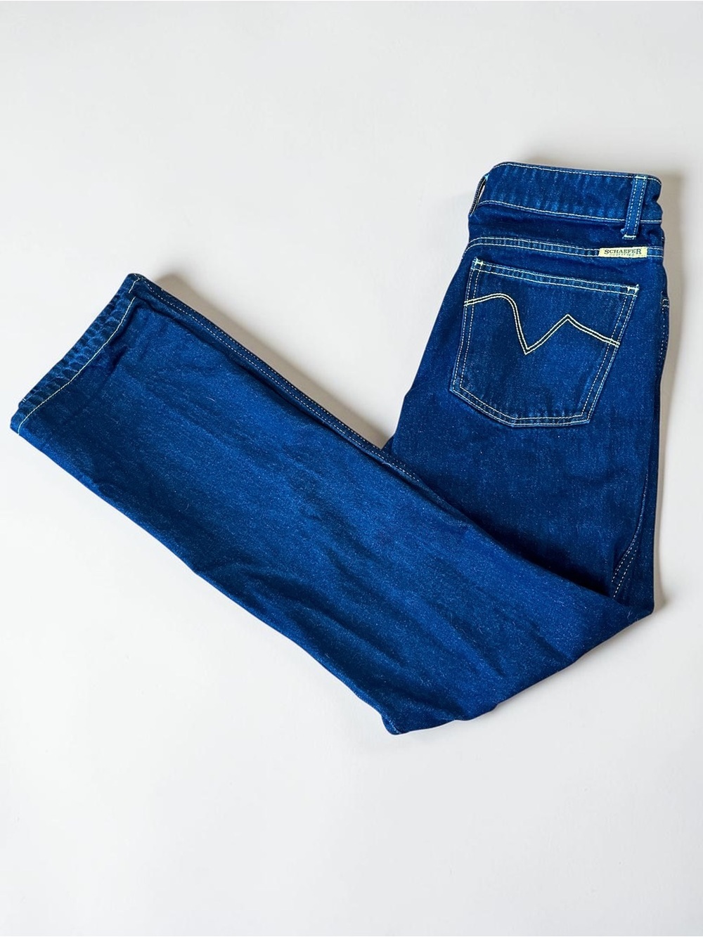 Schaefer Outfitter Style 9600 Factory Pre Production Sample Jeans 27 Rinse Wash